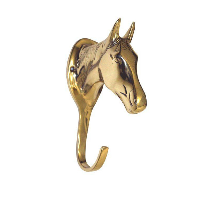 Hoofdstelhouder HKM paardenhoofd van messing