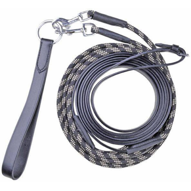 Duitse teugels HKM touw en leer Duitse teugels HKM touw en leer