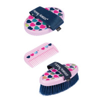 Poetsset HKM Funny Horses Hearts Roze Poetsset HKM Funny Horses Hearts Roze