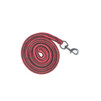 Set halster HKM karabijnhaak & afneembare franje Mokka / melkachtig roze