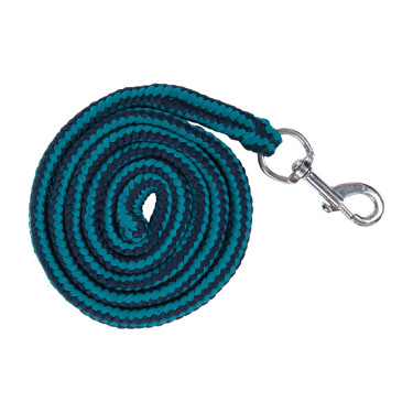 Set halster HKM karabijnhaak & afneembare franje Olie / marineblauw