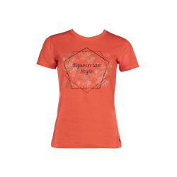 T-shirt HKM Savona Printstijl Rood