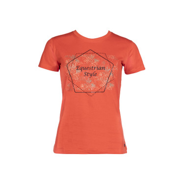 T-shirt HKM Savona Printstijl Rood