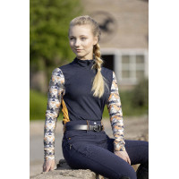 T-shirt techniek HKM Lyon Active lange mouwen Donkerblauw T-shirt techniek HKM Lyon Active lange mouwen Donkerblauw