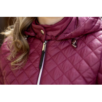 Gewatteerde jas HKM Stella Donkerrood Gewatteerde jas HKM Stella Donkerrood