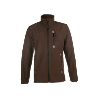 Softshell-jas HKM Sport heren Donkerbruin
