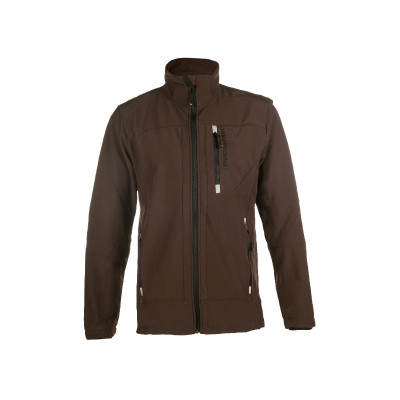 Veste softshell HKM Sport homme Marron foncé