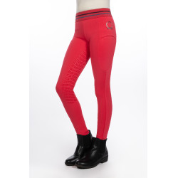 Legging HKM Aymee full seat en siliconen Roze