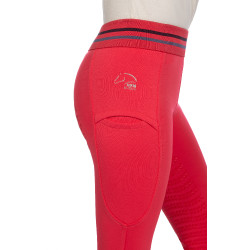 Legging HKM Aymee full seat en siliconen Roze