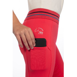 Legging HKM Aymee full seat en siliconen Roze