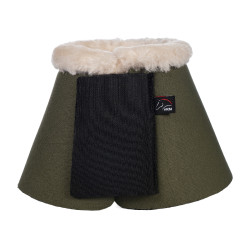 HKM Comfort Softopren springschoenen met voering Donkergroen HKM Comfort Softopren springschoenen met voering Donkergroen