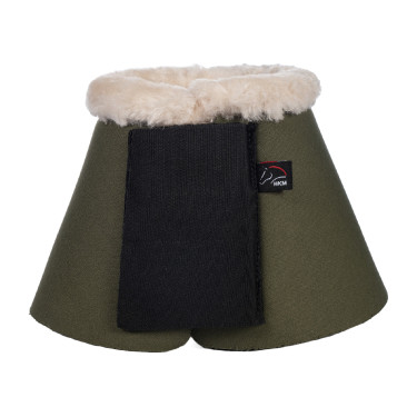 HKM Comfort Softopren springschoenen met voering Donkergroen HKM Comfort Softopren springschoenen met voering Donkergroen