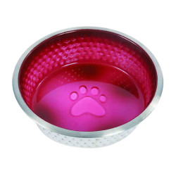 WeatherBeeta antislip roestvrijstalen hondenbak Magenta Roze WeatherBeeta antislip roestvrijstalen hondenbak Magenta Roze