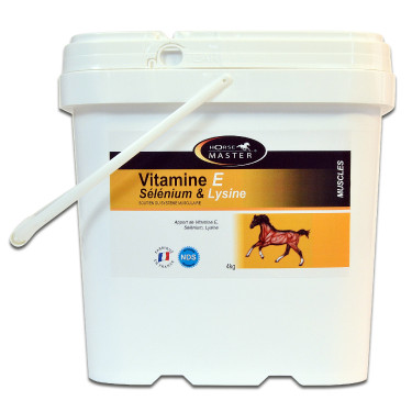 Vitamine E, Selenium en Lysine Horse Master poeder