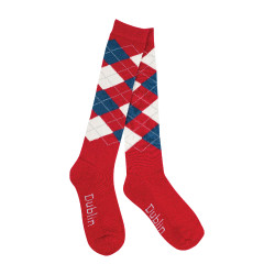 Dublin Argyle Sokken Rood / marineblauw / wit Dublin Argyle Sokken Rood / marineblauw / wit