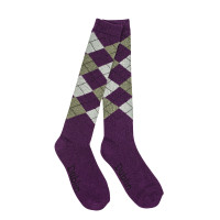 Dublin Argyle Sokken Violet / asgrijs