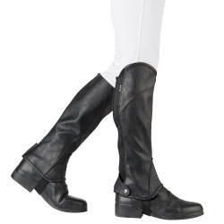 Mini-chaps Dublin Stretch Fit Zwart