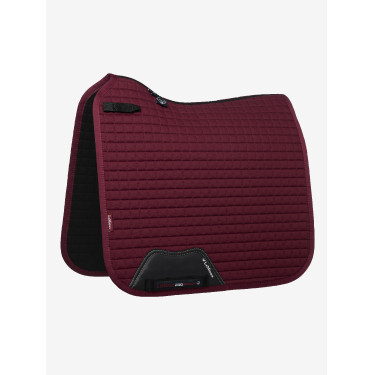 Tapis LeMieux dressage square - coton Bordeaux