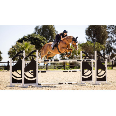 LeMieux Eurojump Suede Zadeldek Grijs