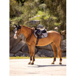 LeMieux Eurojump Suede Zadeldek Grijs