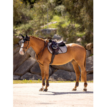 LeMieux Eurojump Suede Zadeldek Grijs