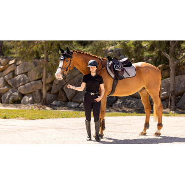 LeMieux Eurojump Suede Zadeldek Grijs