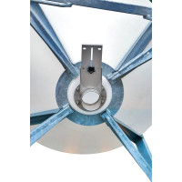 Silo monobloc à aliments La Gée 500 L + châssis galva Silo monobloc à aliments La Gée 500 L + châssis galva