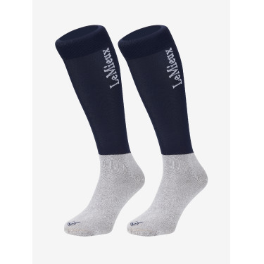 Wedstrijdsokken LeMieux 2 paar Marineblauw