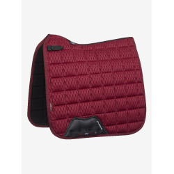 Dressuurdekje LeMieux Carbon Mesh Square Donkerpaars Bordeaux