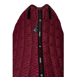 Dressuurdekje LeMieux Carbon Mesh Square Donkerpaars Bordeaux