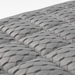 Dressuurdekje LeMieux Carbon Mesh Square Grijs