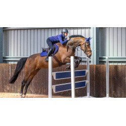 LeMieux Loire Memory Close Contact Vierkant Zadeldek Inktblauw