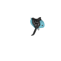 LeMieux Loire Classic Close Contact Square zadeldek Azur Blauw