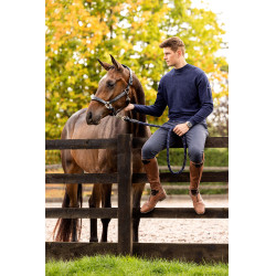 Ronde hals trui LeMieux heren Marineblauw Ronde hals trui LeMieux heren Marineblauw