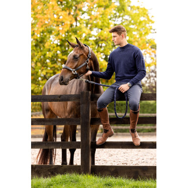 Ronde hals trui LeMieux heren Marineblauw Ronde hals trui LeMieux heren Marineblauw