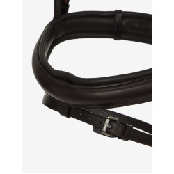 LeMieux Arika dressuur hoofdstel Bruin / zilver LeMieux Arika dressuur hoofdstel Bruin / zilver