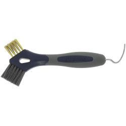 Hoefkrabber borstel metaal Hippotonic 3 in 1 Hoefkrabber borstel metaal Hippotonic 3 in 1