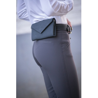 Pochette Pénélope New phone pocket perforé Marine