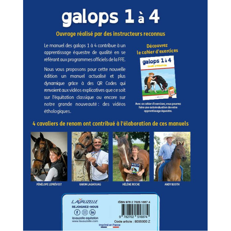 Galops 1 tot 4 met video's Lavauzelle Galops 1 tot 4 met video's Lavauzelle