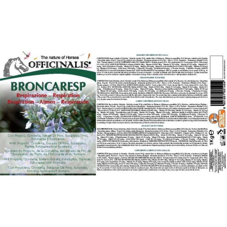 Aanvullend voedingssupplement Officinalis® Broncaresp Eucalyptus Aanvullend voedingssupplement Officinalis® Broncaresp Eucalyptus