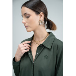 Harcour Sharly blouse Kaki Groen Harcour Sharly blouse Kaki Groen