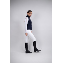 Mouwloos vest Frankrijk Harcour Baccarat Marine Marineblauw