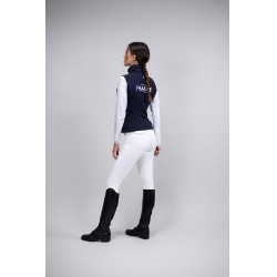 Mouwloos vest Frankrijk Harcour Baccarat Marine Marineblauw