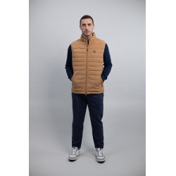Mouwloze bodywarmer Harcour Porto Kameel Bruin