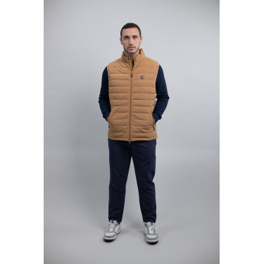 Mouwloze bodywarmer Harcour Porto Kameel Bruin