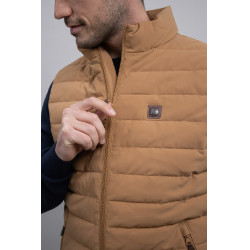 Mouwloze bodywarmer Harcour Porto Kameel Bruin