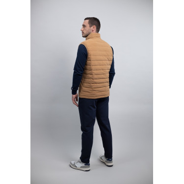 Mouwloze bodywarmer Harcour Porto Kameel Bruin