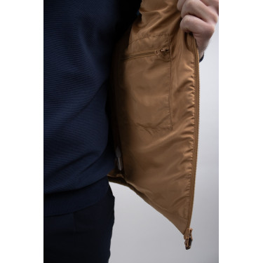 Mouwloze bodywarmer Harcour Porto Kameel Bruin