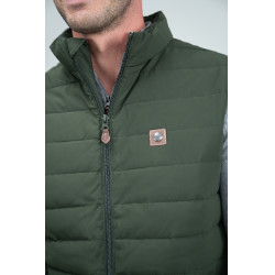 Mouwloze bodywarmer Harcour Porto Kaki Groen