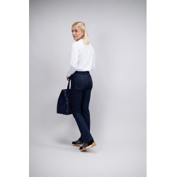 Jean Flare Harcour Juvo Ruwe jeans Marineblauw